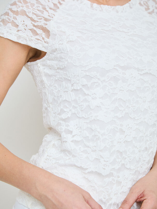 CAMISETA BLONDA RANGLAN Blanco Optico