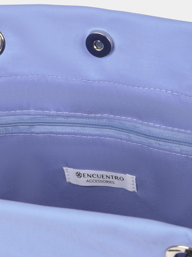 BOLSO TOTE NYLON Azul Chambray