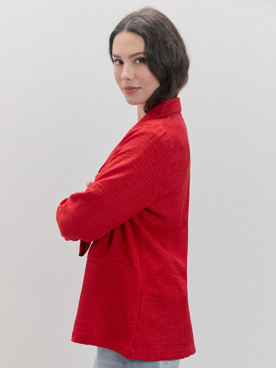 BLAZER FIT RELAJADO Rojo image number null