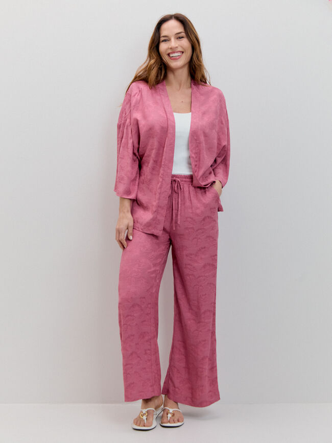 PANTAL&Oacute;N JACQUARD Maquillaje Oscu