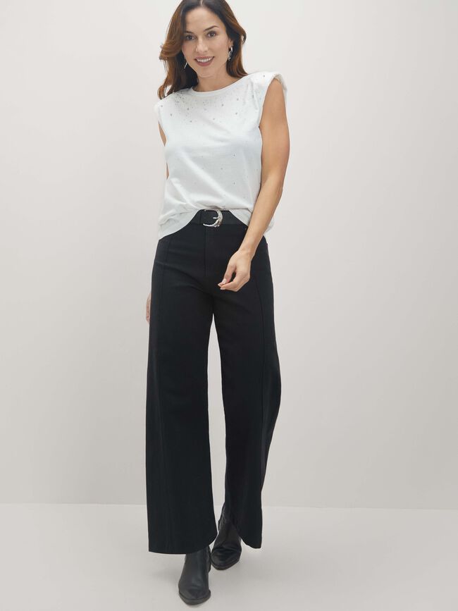 CAMISETA BRILLOS Blanco Optico