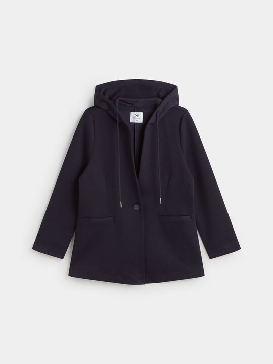 CHAQUETA CAPUCHA Azul Marino image number null