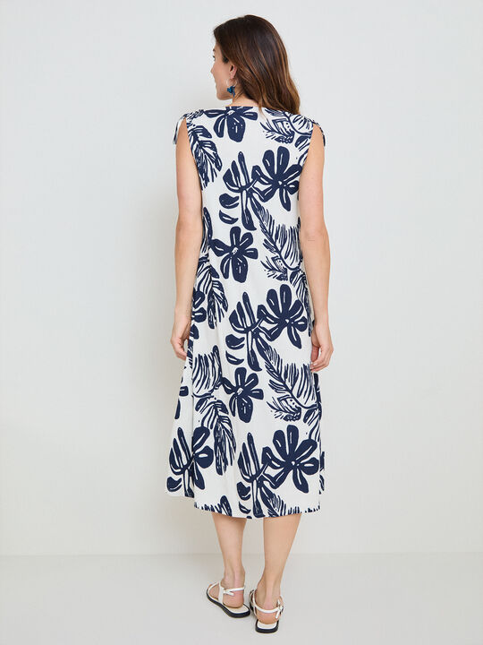 VESTIDO FRUNCE HOMBROS Estampado 1 image number null