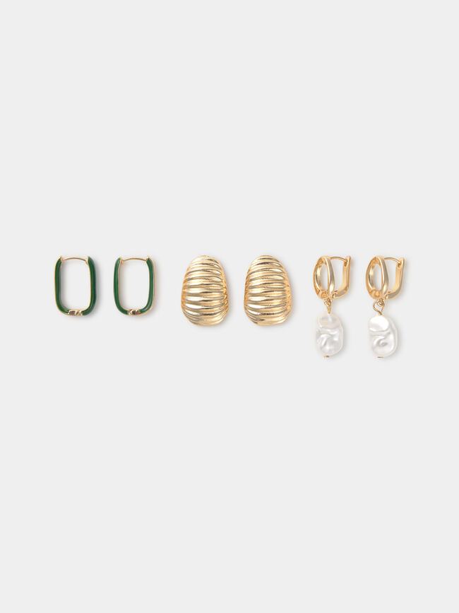 PACK PENDIENTES FIESTA Oro