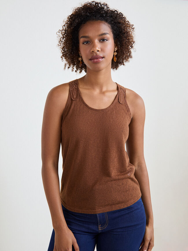TOP PECHERA TRASERA Cinnamon