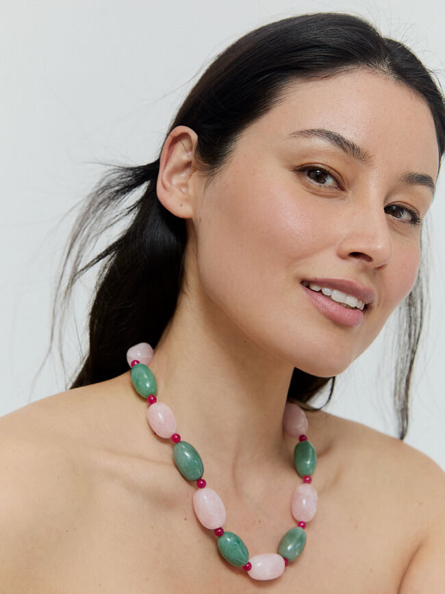 COLLAR PIEDRAS GRANDES Multicolor