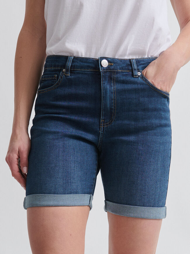 BERMUDA VAQUERA BÁSICA Dark blue