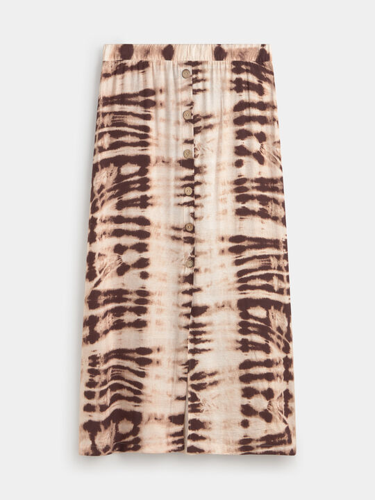 FALDA MIDI BOTONES Crudo image number null