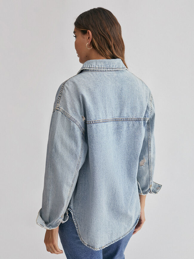 Sobre camisa Light Blue Wash