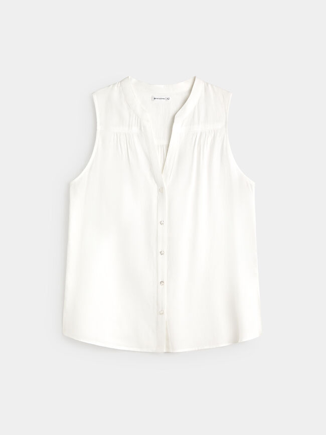 CAMISA R&Uacute;STICA S/M Blanco Optico