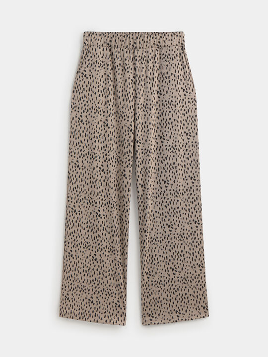 PANTALON ESTAMPADO ANIMAL Marron image number null
