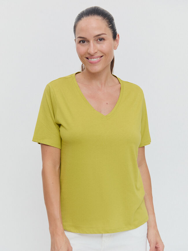 CAMISETA CUELLO PICO Lima