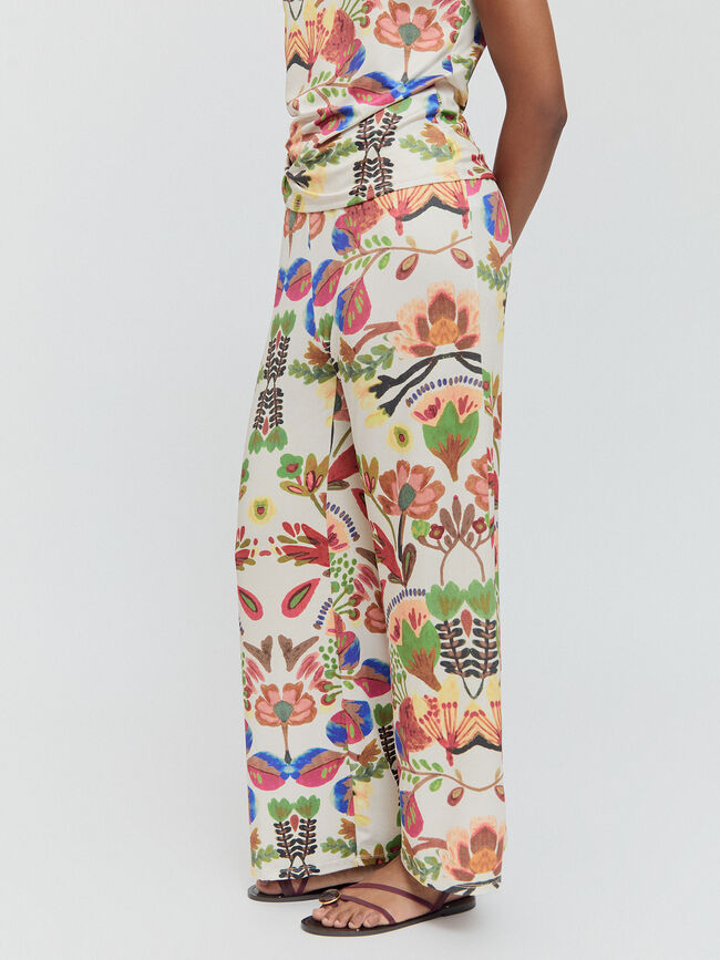 PANTALON ESTAMPADO Crudo