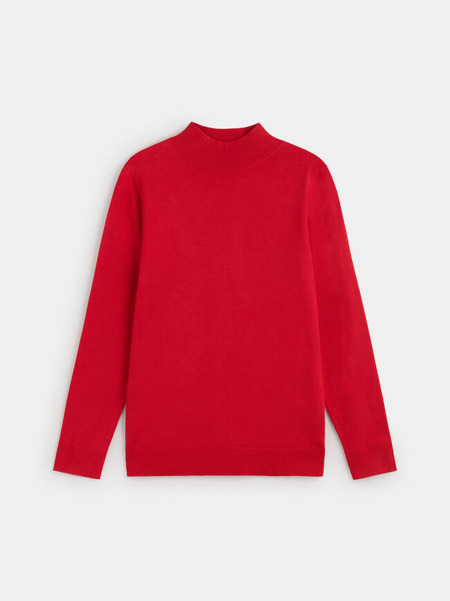 JERSEY CUELLO PERKINS Rojo