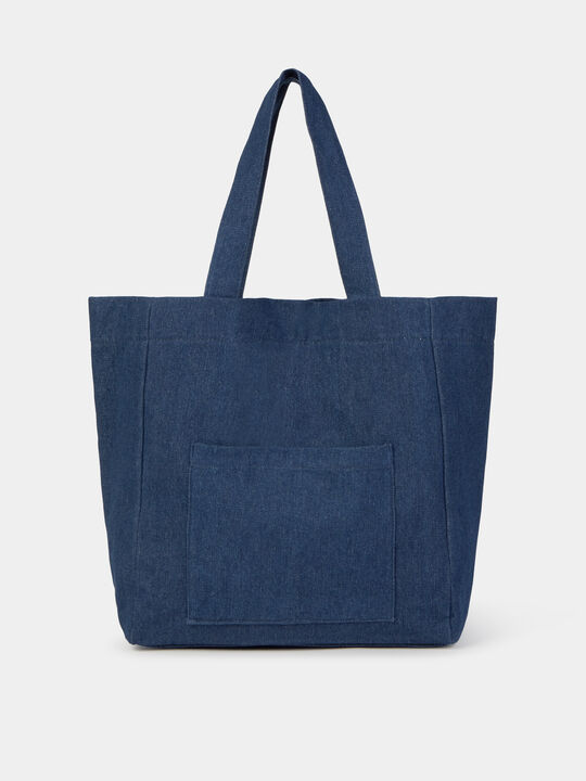 BOLSO GRANDE DENIM Indigo image number null