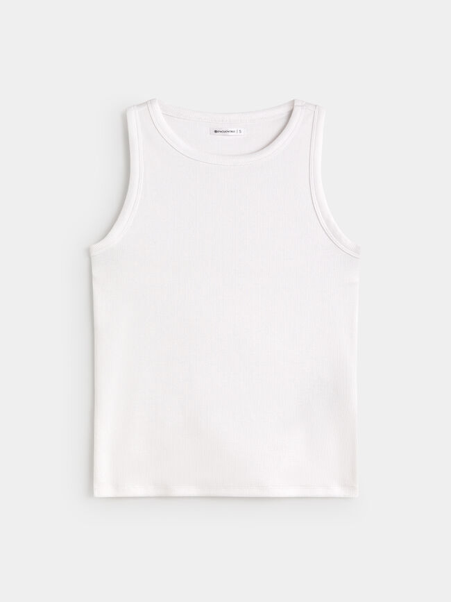 TOP NADADORA Blanco Optico