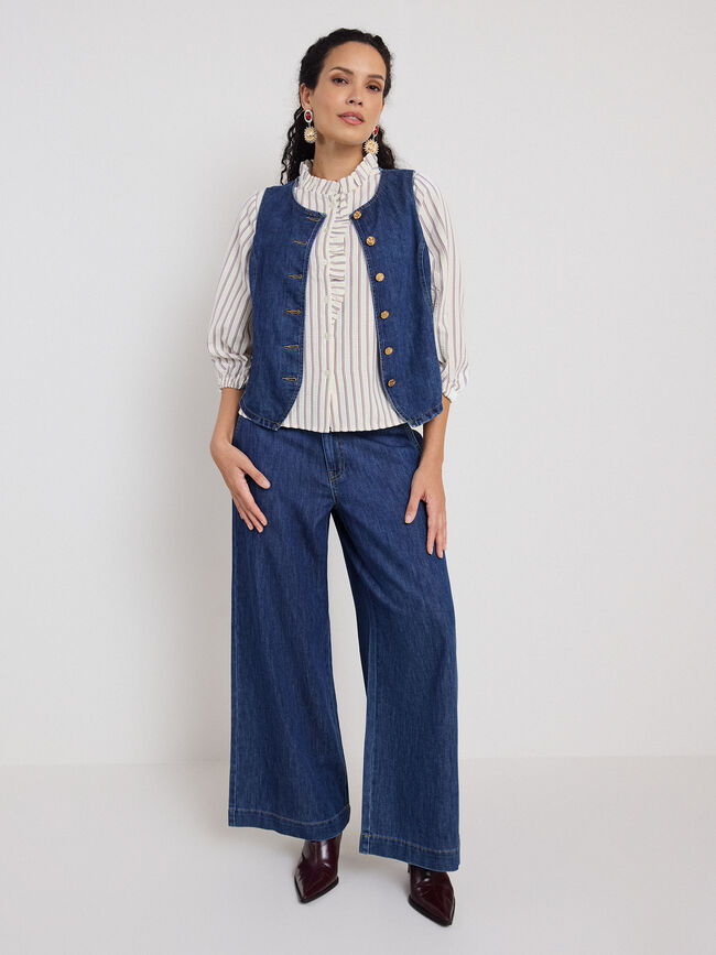 CAMISA VOLANTE Crudo