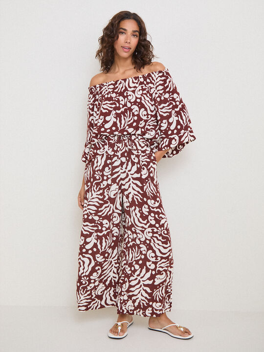 PANTALON  CULOTTE FLUIDO Crudo image number null