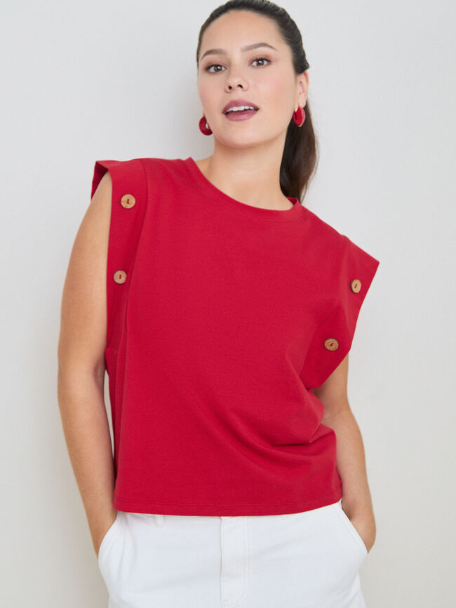 TOP DETALLE BOTON Rojo