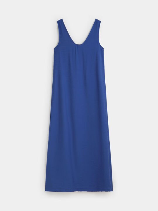 VESTIDO TIRANTE ANCHO Indigo image number null