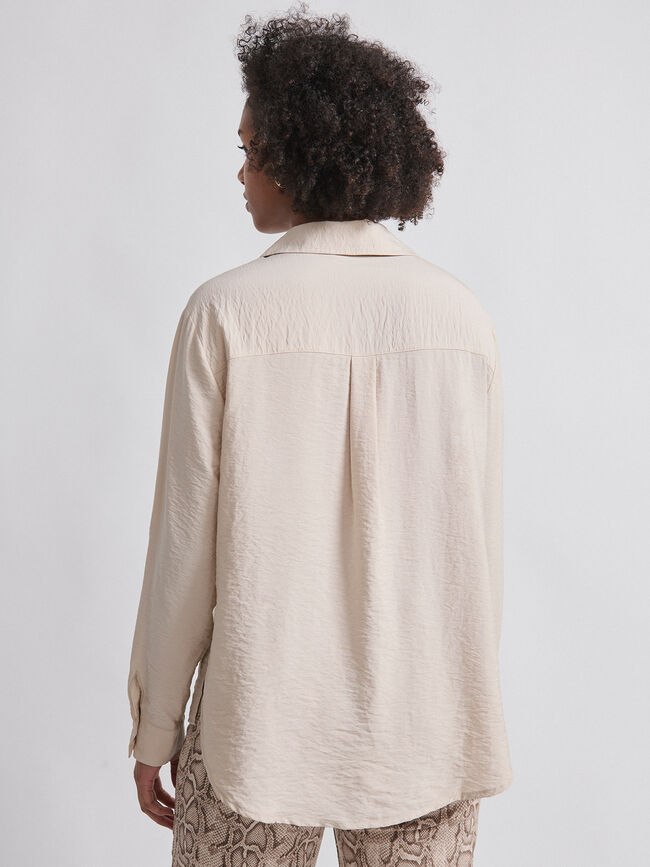 CAMISA MANGA LARGA Crudo