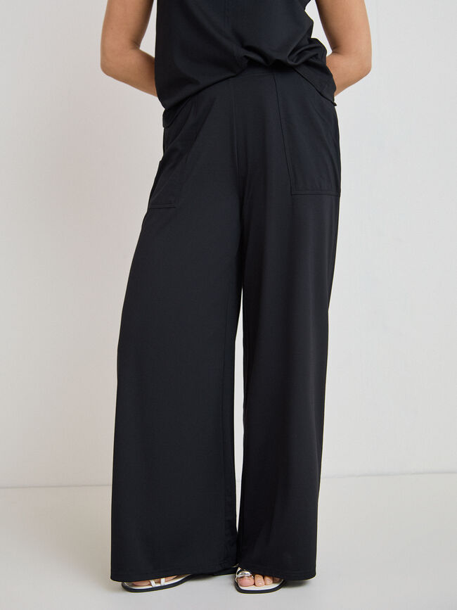 PANTAL&Oacute;N PUNTO ROMA Negro