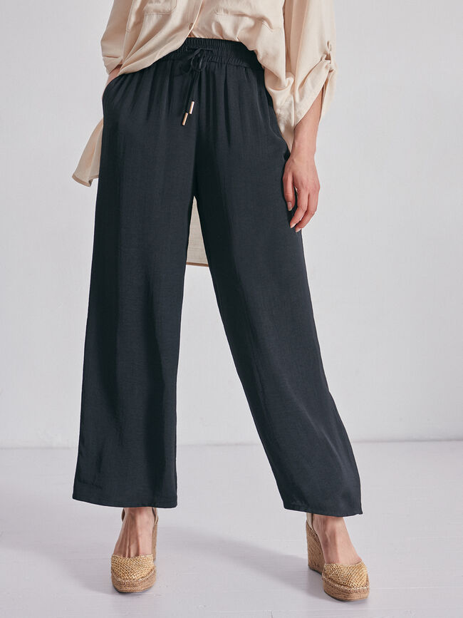 Pantalón fluido satinado 