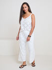 PANTAL&Oacute;N SET EYELET RUSTICO Natural