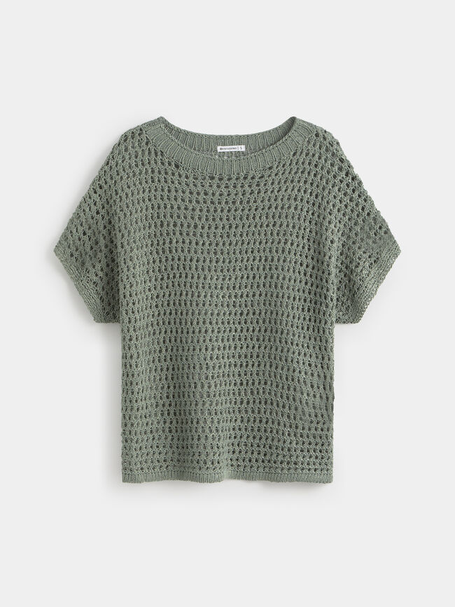 JERSEY CALADO M/C Verde