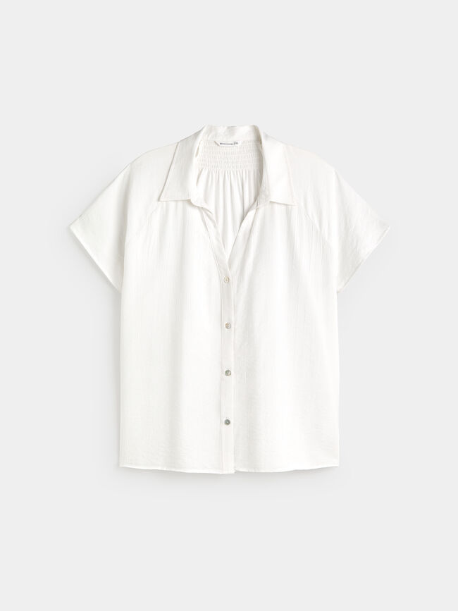 CAMISA MANGA CORTA Blanco Optico