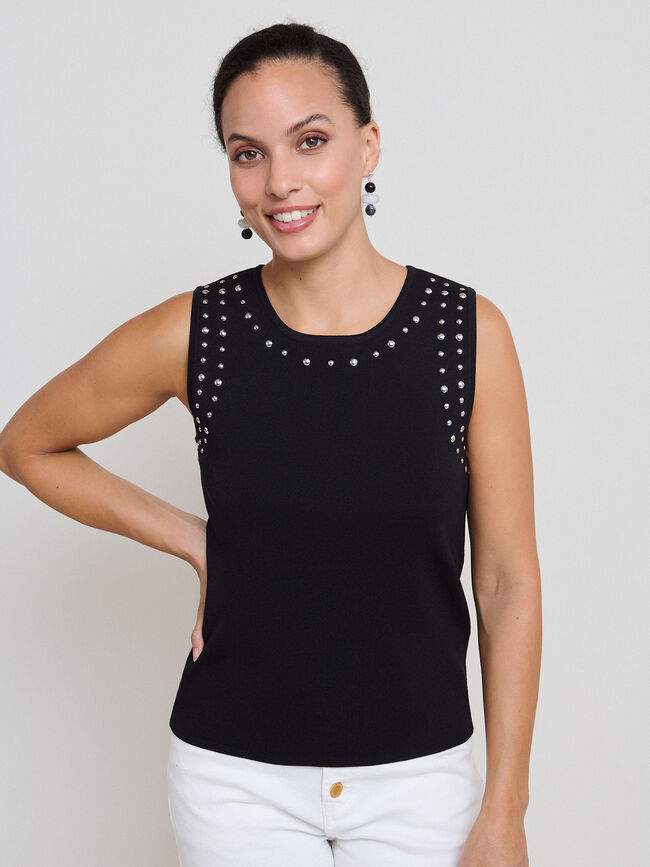 TOP TACHAS Negro