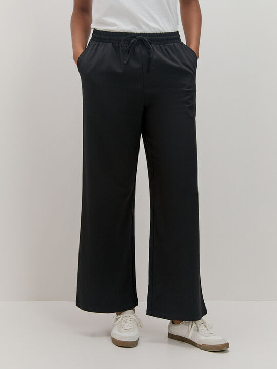 PANTALÓN PALAZZO Negro image number null