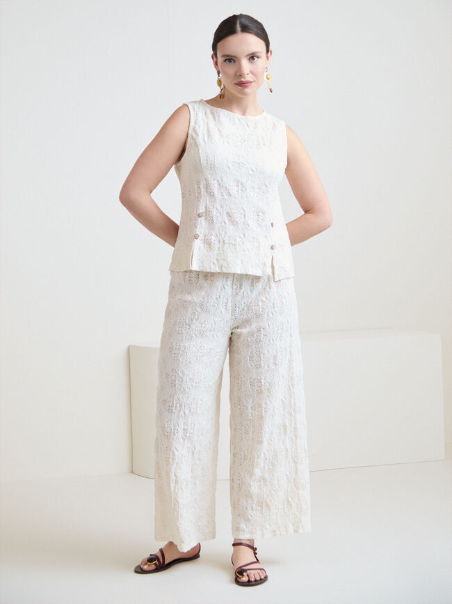 PANTAL&Oacute;N SET RUSHELL Crudo