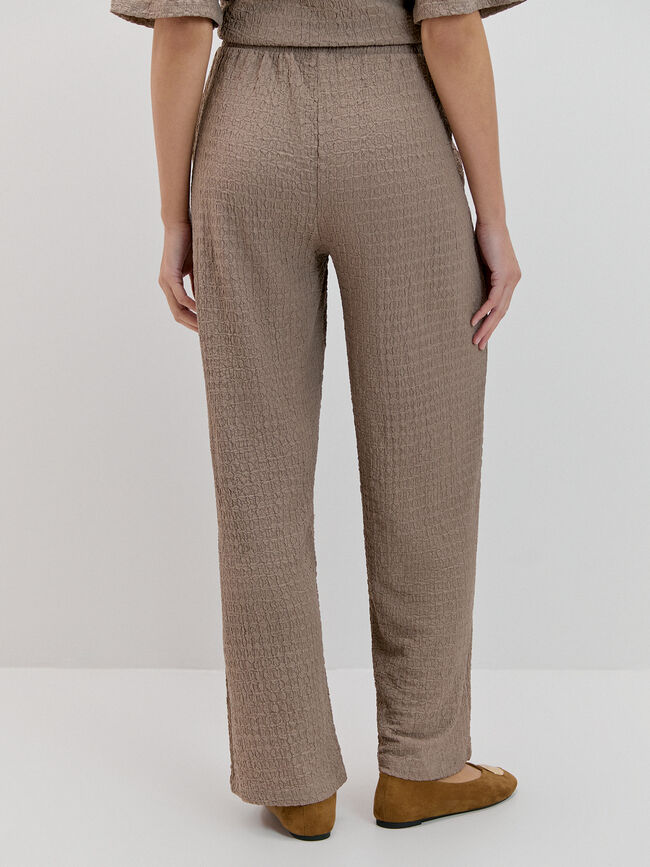PANTALON TEXTURA Vison