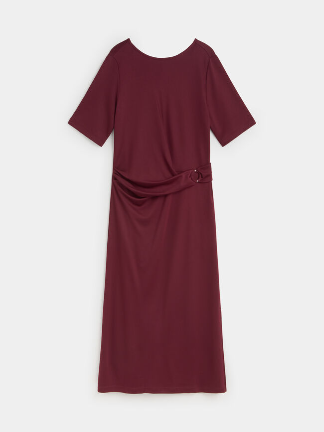 VESTIDO ANILLA Vino