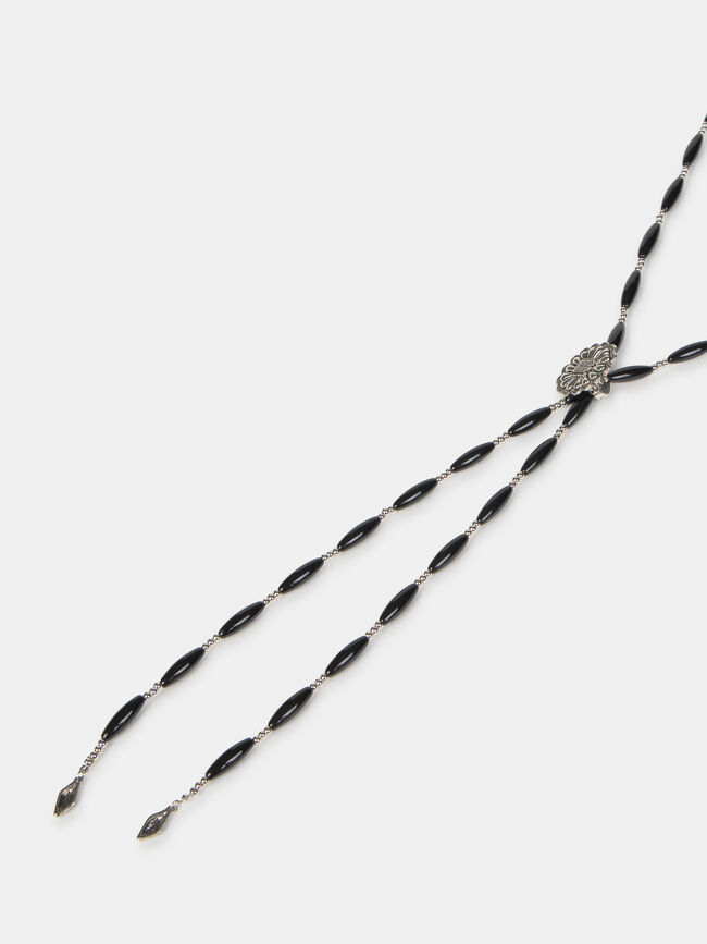 COLLAR LARGO REGULABLE Plata