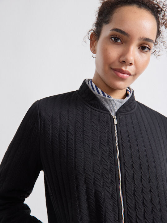CHAQUETA BOMBER Negro image number null