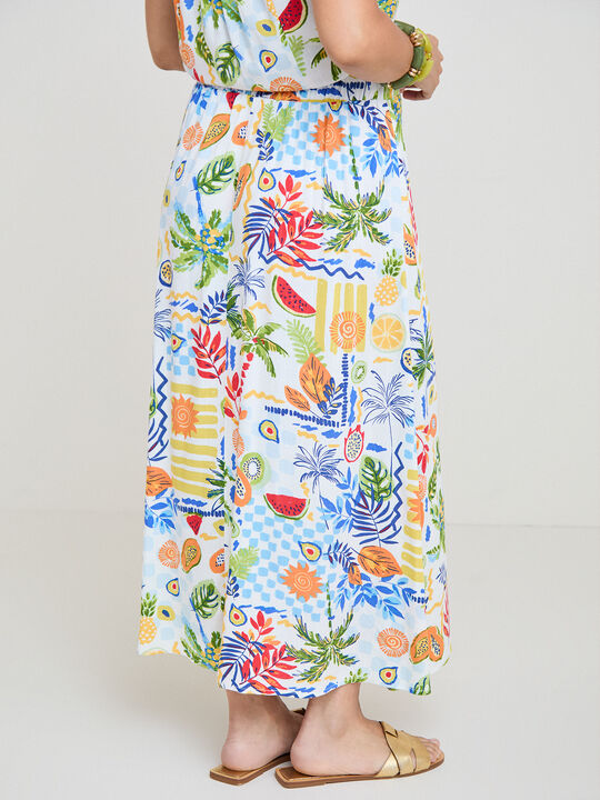 FALDA ESTAMPADA Crudo image number null