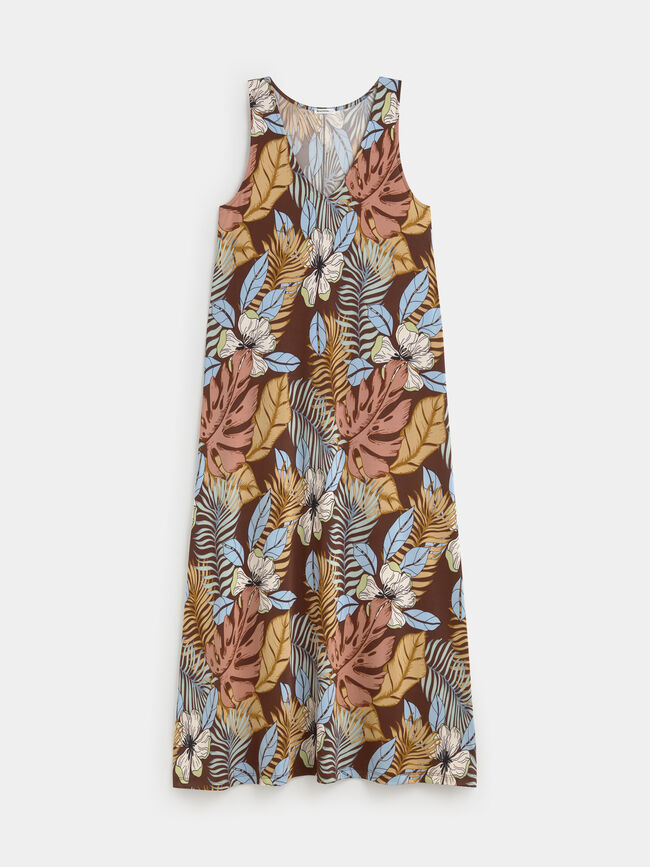 VESTIDO DTY C/PICO Estampado 1