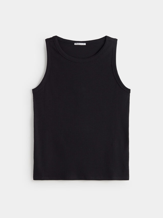 TOP NADADORA Negro