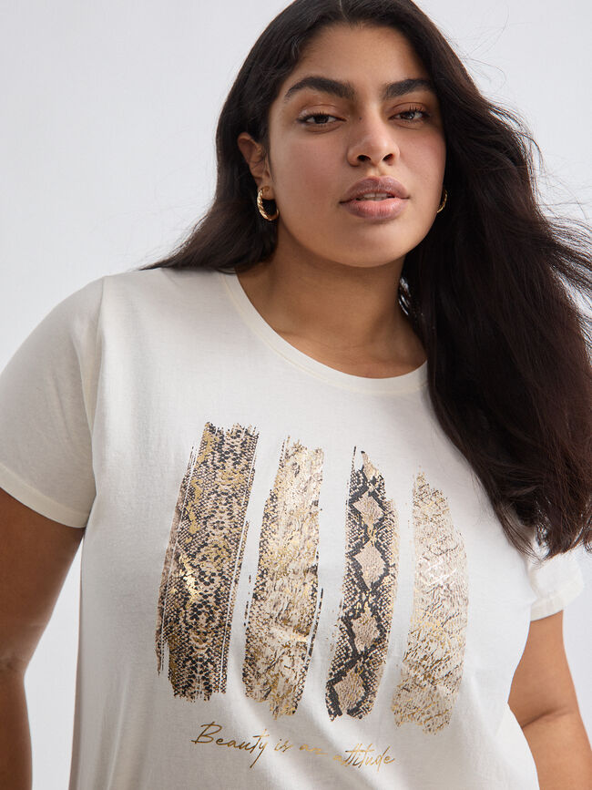 CAMISETA POSICIONAL SERPIENTE Crudo