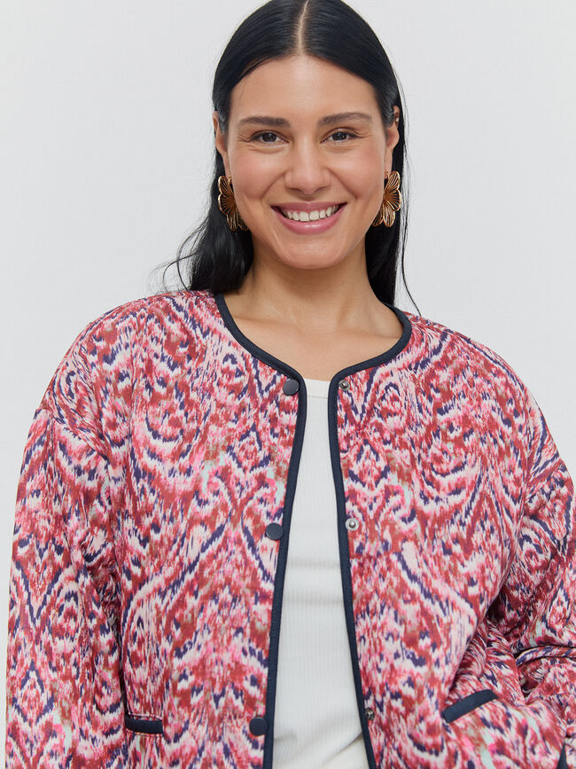 CHAQUETA ACOLCHADA Estampado 1