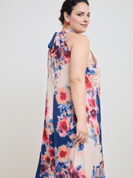 VESTIDO ESTAMPADO Azulon image number null