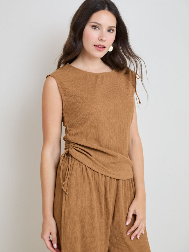 CAMISETA SET ESTRUCTURA FRUNCIDOS Arena