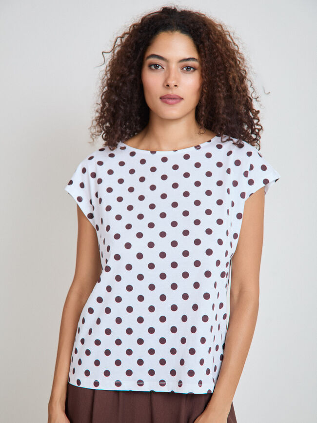 CAMISETA HOMBRO CAIDO Estampado 1