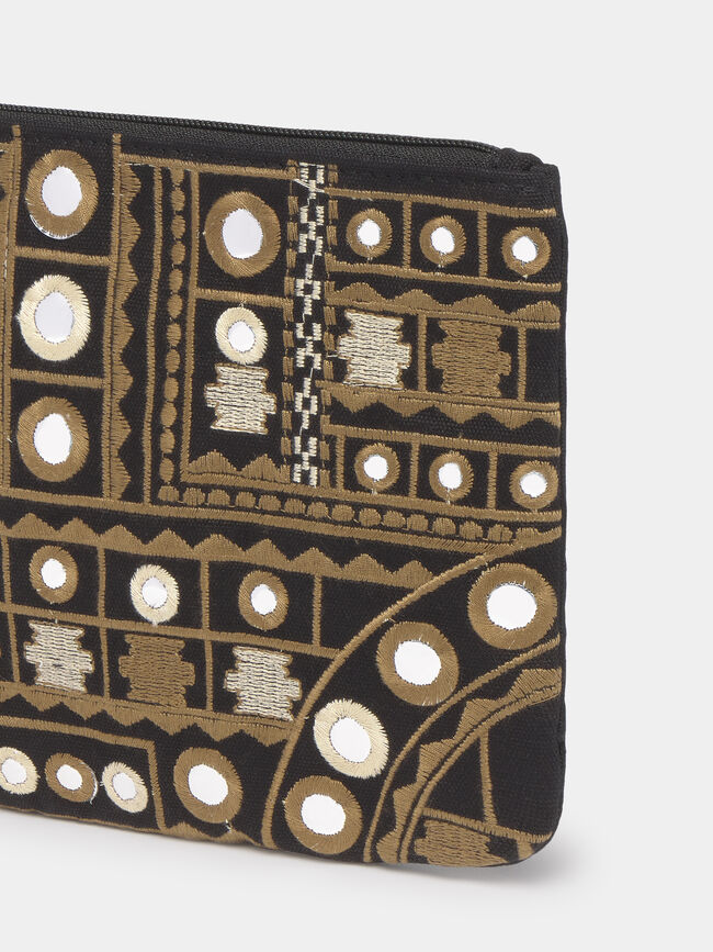 BOLSO MANO ESPEJOS Negro