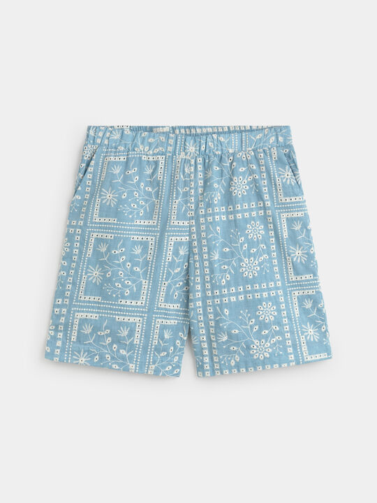 BERMUDA BORDADO Azul Chambray image number null