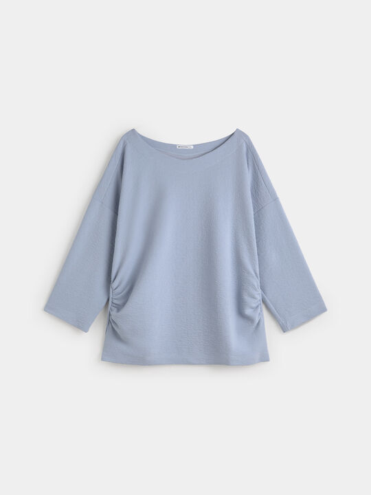 JERSEY TEXTURA Azul Chambray image number null