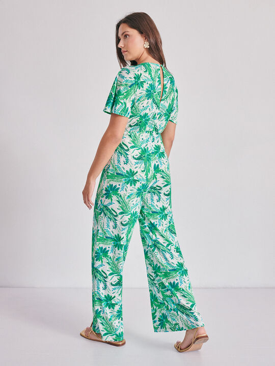 MONO fluido estampado Verde Brillante image number null