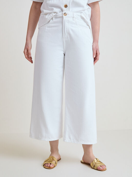 VAQUERO WIDE LEG Blanco Optico image number null